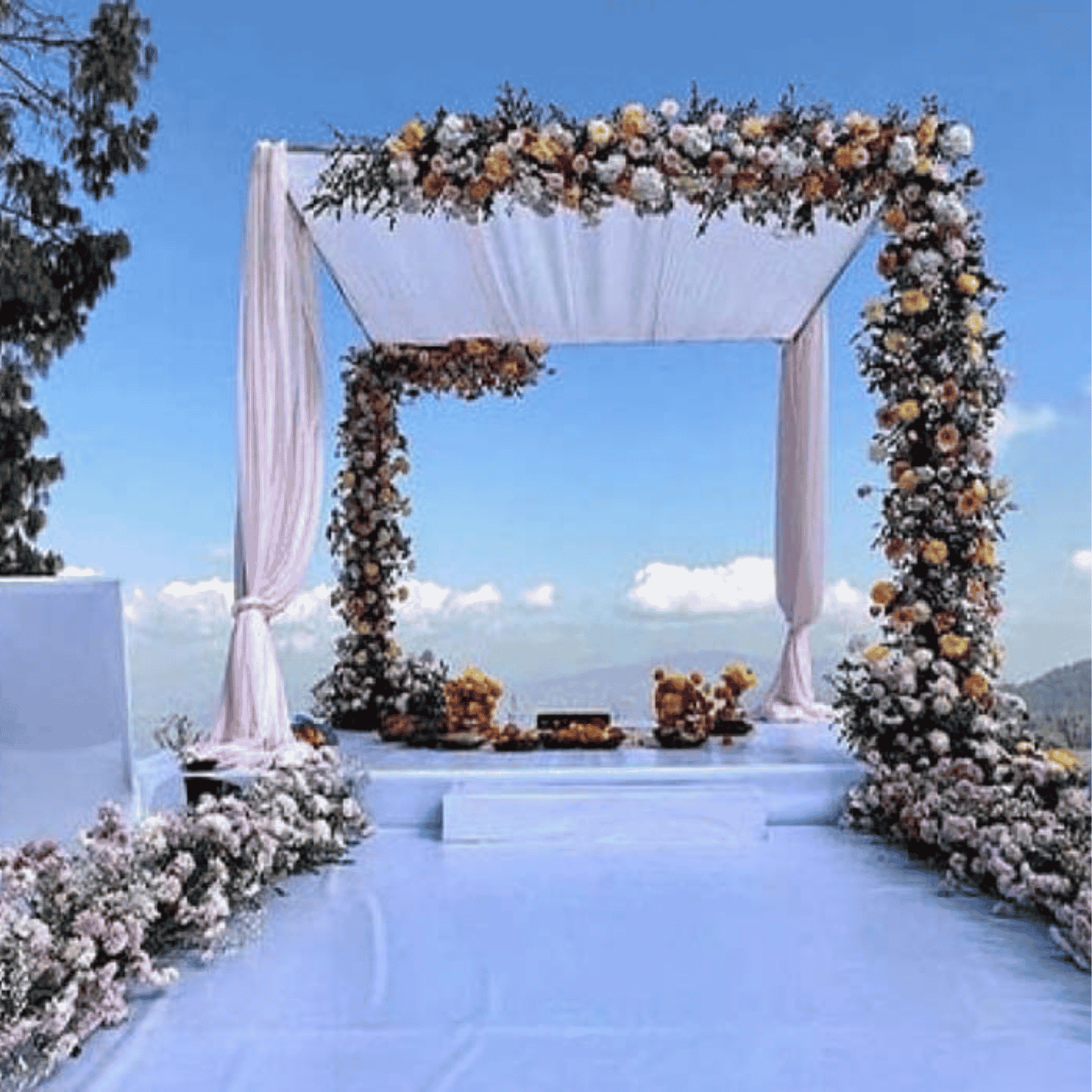 Mandap and Moments bespoke wedding ceremony staging